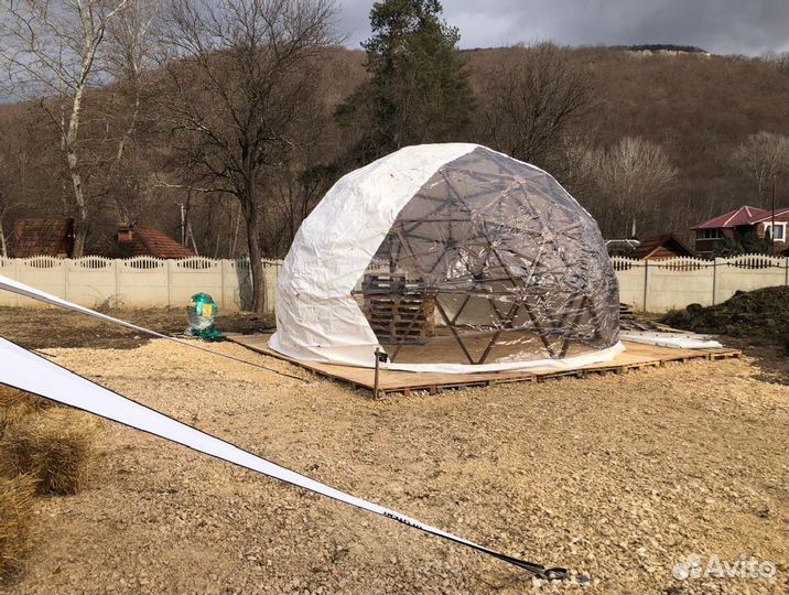 Геокупол для глэмпинга
