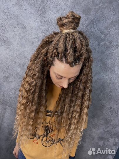 Афролоконы/Дредокудри/Афрохвост/Брейды косы