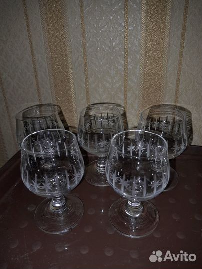 Фужеры, стопки, рюмки советские