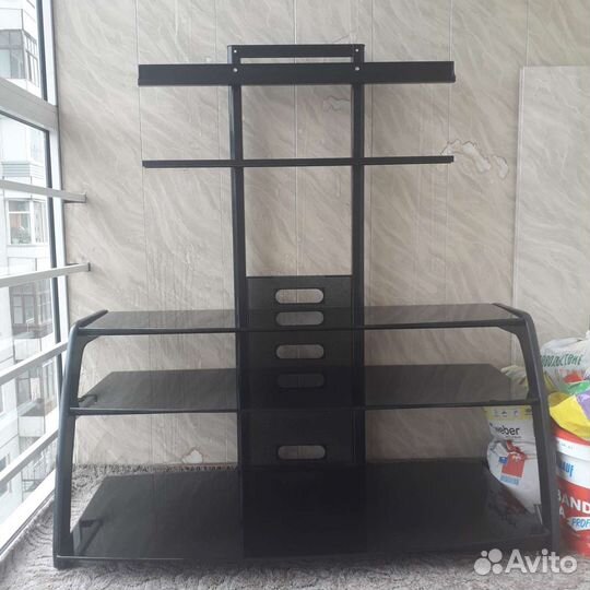 Напольная полка для телевизора, аудио, видео, книг