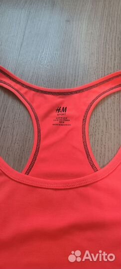 Спортивная майка женская м h&m sport