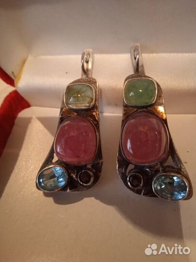 Серьги серебряные