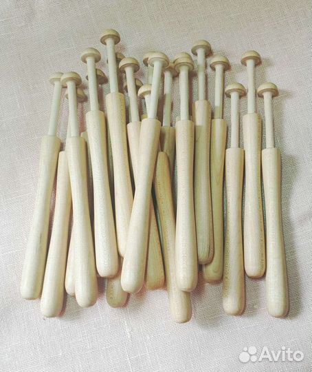 Коклюшки для плетения кружева,клен, любое кол-во