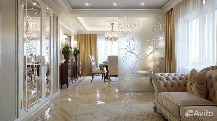 Стеклянные перегородки