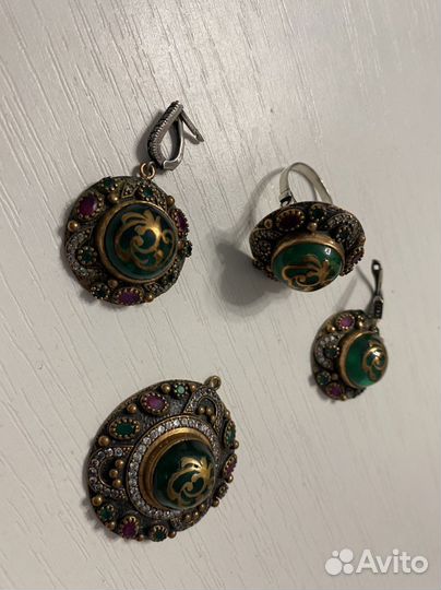 Серебряный комплект