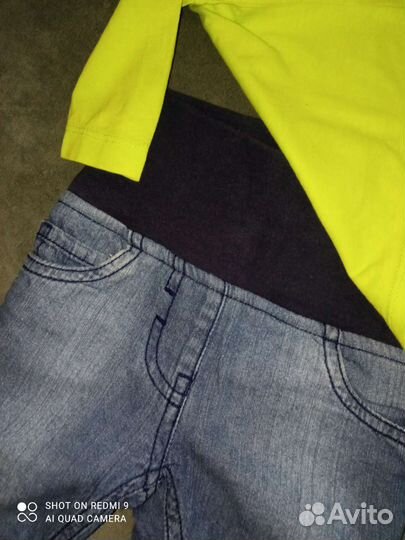 Джинсы для новорожденных