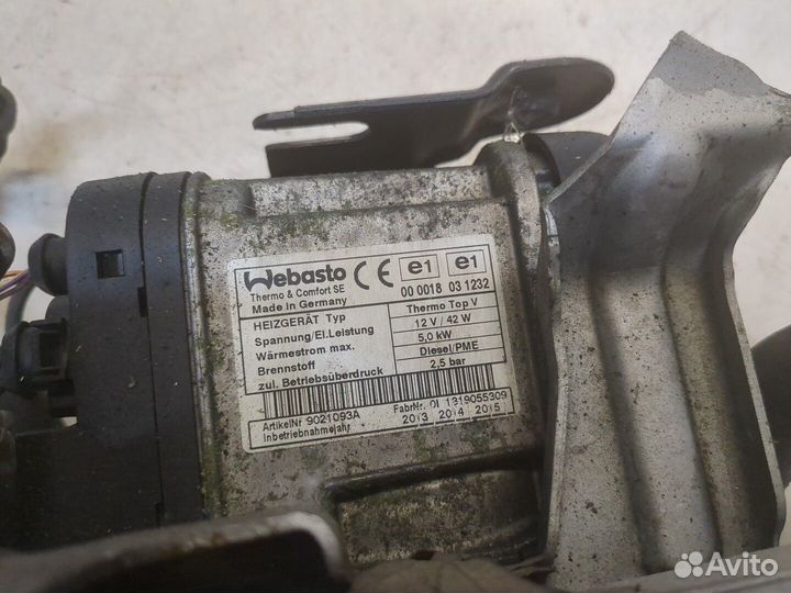 Автономный отопитель Volkswagen Touran, 2003