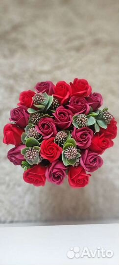 Букет цветов из мыла