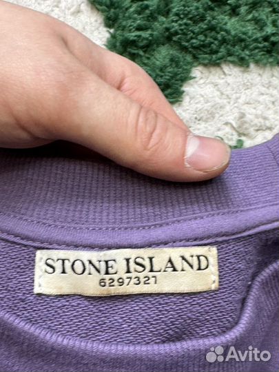 Свитшот stone island (purple) оригинал