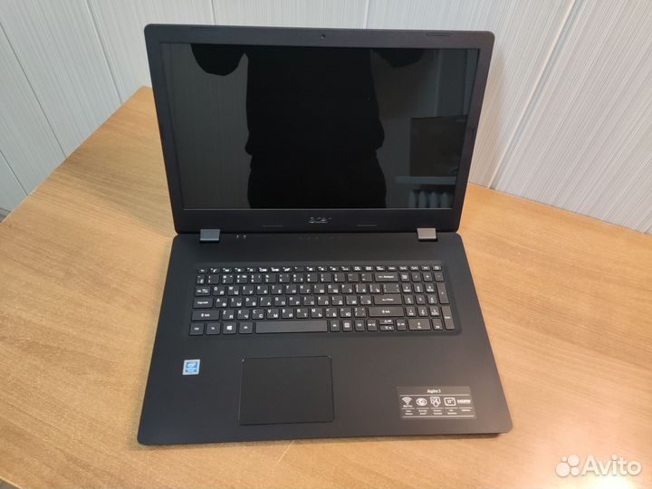 Новый мощный Acer aspire 3 Plus intel/SSD/8GB/17.3