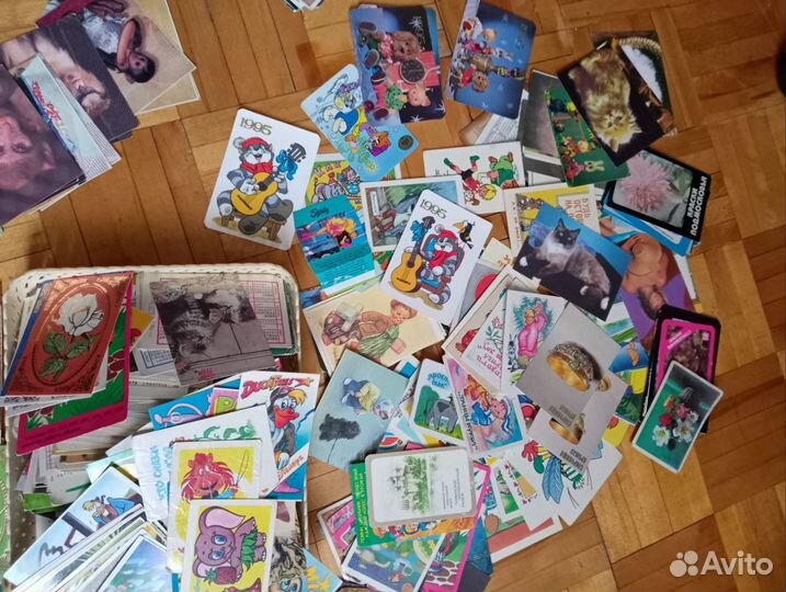 Календарики СССР открытки СССР