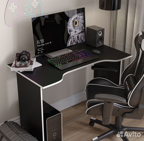 Компьютерный стол игровой для геймеров новый