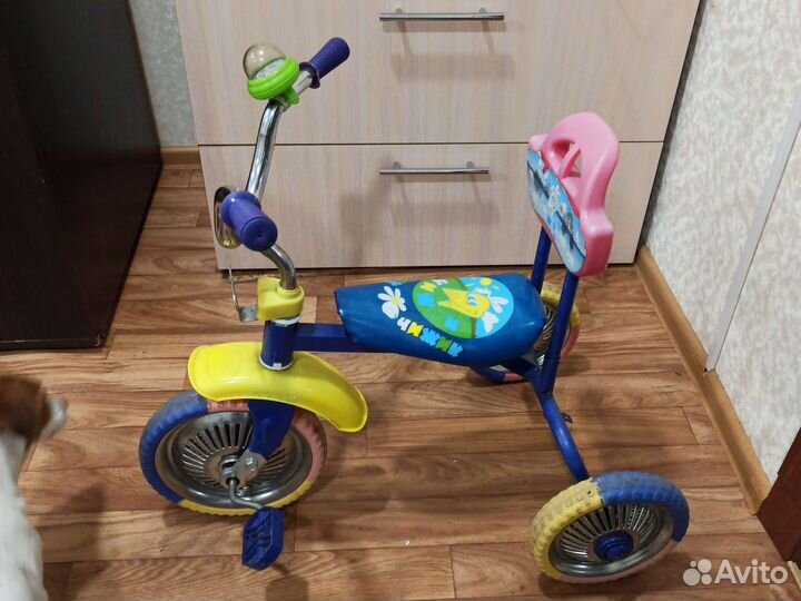 Детский трехколесный велосипед бу
