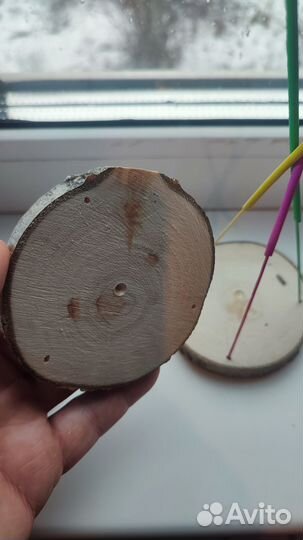 Подставка для благовоний из осины