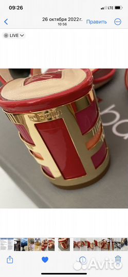 Босоножки женские 38 размер красные