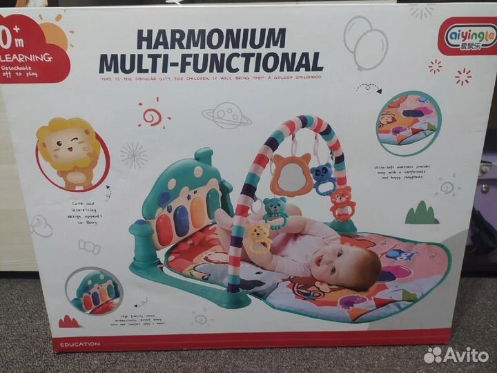 Развивающий коврик музыкальный