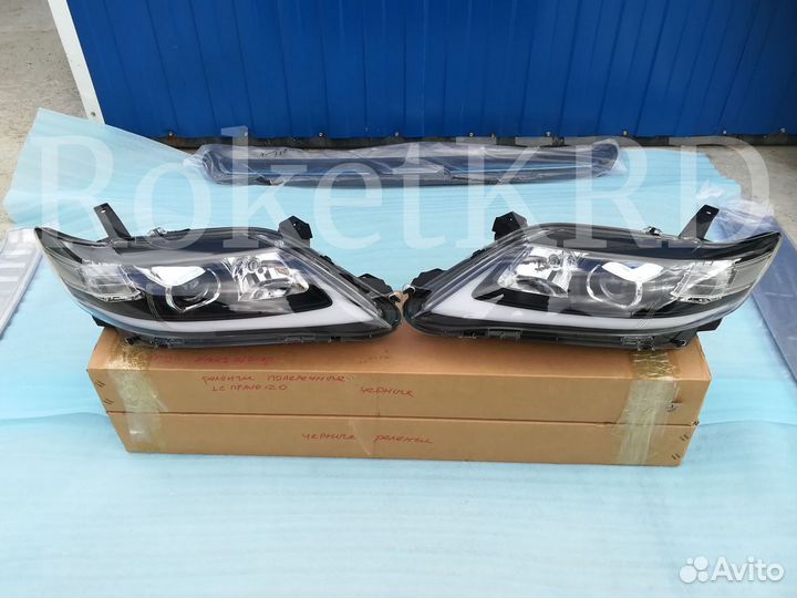 Фары Toyota Camry 40 стиль лексус