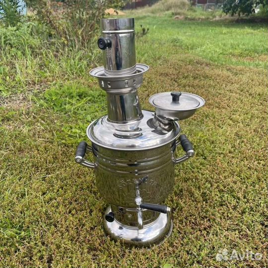 Самовар на шишках и углях турецкий