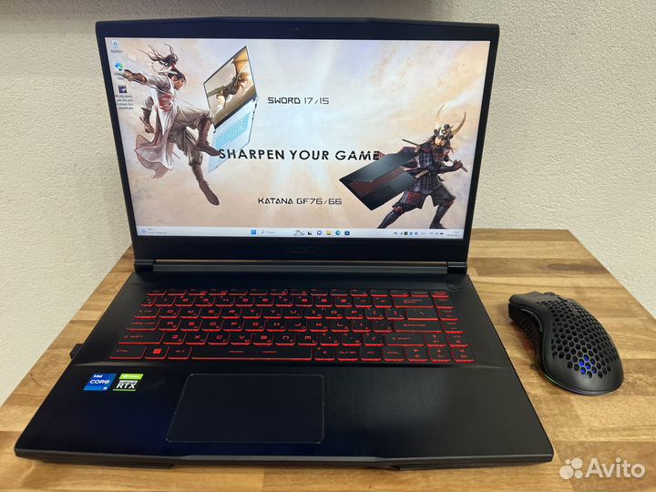 2022 MSI 12 ядер i5-11400H 12Gb RTX3050 SSD512+HDD