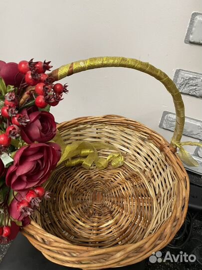Корзина плетеная