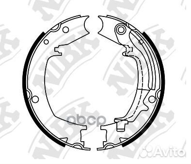 Колод. торм. бар. NiBK FN0644 NiBK