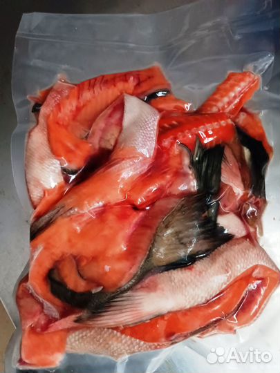 Филе Кеты в/у., Мясо Кеты в/у., субпродукты