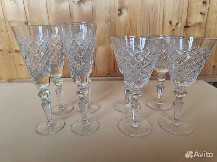 Хрустальные бокалы СССР