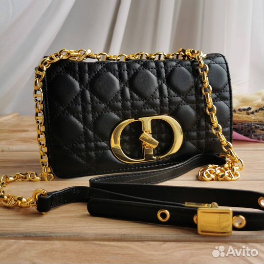 Кожаная женская сумка Dior через плечо