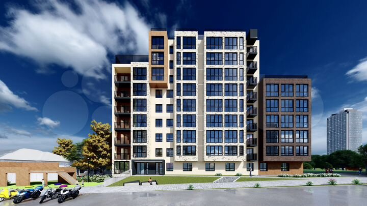 1-к. квартира, 36,6 м², 7/9 эт.