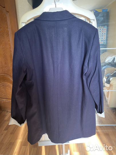 Льняной пиджак zara