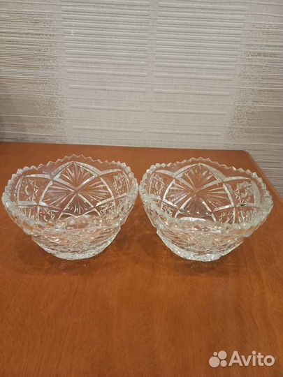 Салатник хрусталь СССР