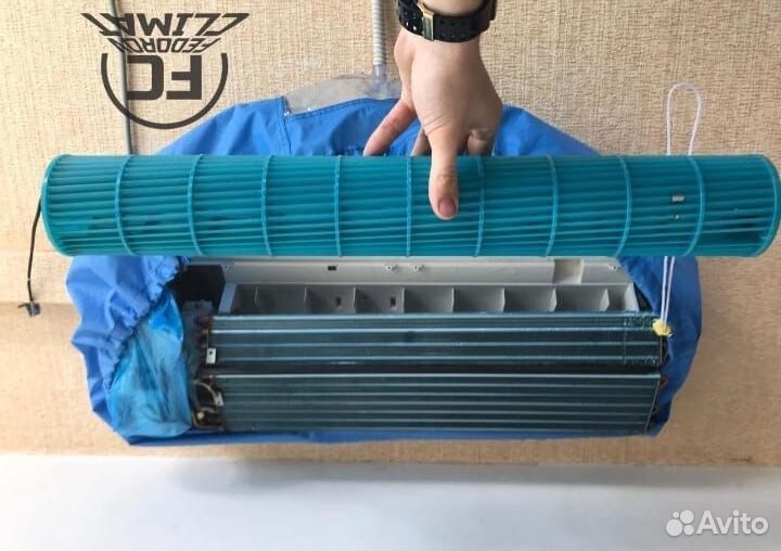 Чистка сплит систем, заправка,ремонт обслуживание