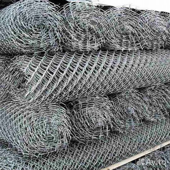 Сетка рабица 2,0 цинкованная 40х40 1,5х10 м