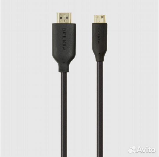 Кабель Hdmi/mini-hdmi тип C, 1 м, черный