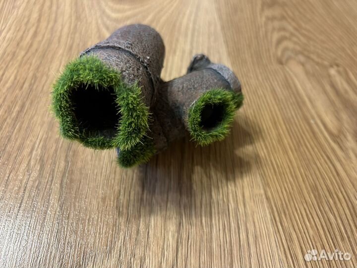 Грот для аквариума трубы