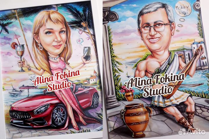 Шарж по фото и на заказ. Шаржист на мероприятие