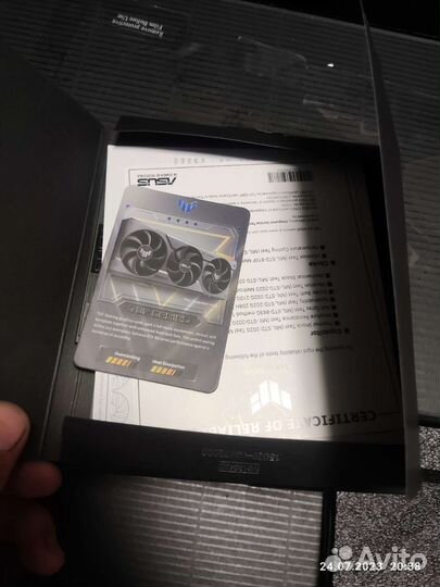 Видеокарта asus GeForce RTX 4070 Ti TUF Gaming 12G