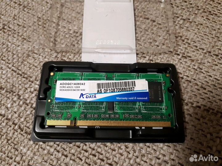 Оперативная память ddr 2 (1GB) для ноутбука