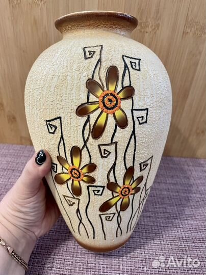 Чешский хрусталь ваза для цветов