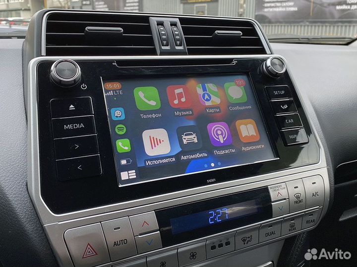 CarPlay / Android Auto для RAV4, Prado, Highlander