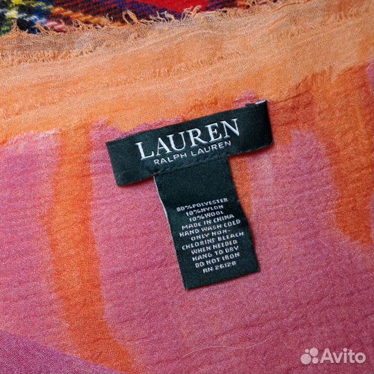 Винтажный шарф палантин Ralph Lauren