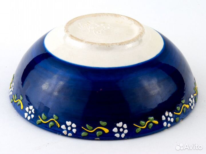 Турецкая тарелка пиала точечная роспись орнамент