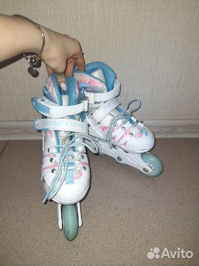 Роликовые коньки детские раздвижные