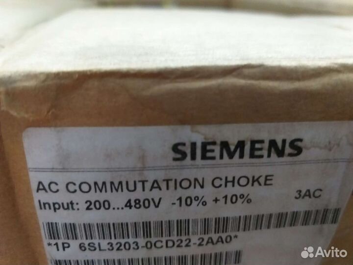 Сетевой дроссель siemens 6SL3203-0CD22-2AA0