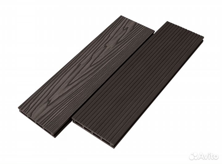 Террасная доска из дпк с 3D фактурой
