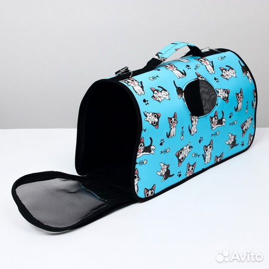 Сумка - переноска для животных 'Играющие котики'