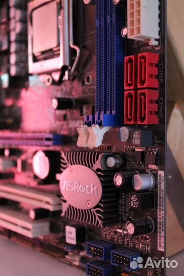 Материнская плата 1156 +i3 530