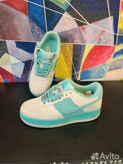 Кроссовки Nike Air Force 1 Tiffany