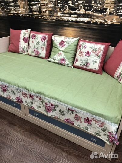 Шторы с покрывалом в детскую