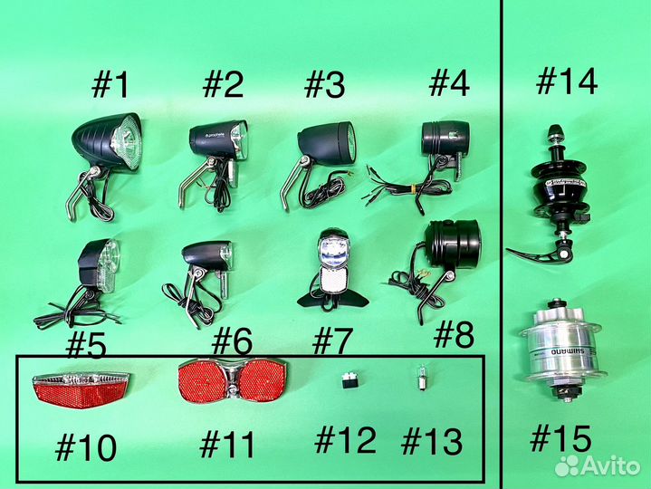 LED фары для велосипеда